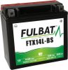 Bezúdržbová motocyklová baterie FULBAT FTX14L-BS (YTX14L-BS)