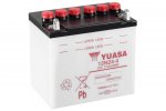 Konvenční 12V akumulátor vč. kyseliny YUASA 12N24-4