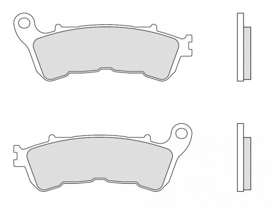 Brzdové destičky BREMBO 07063 Brzdové destičky pro skútry CC