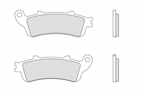 Brzdové destičky BREMBO 07072 Brzdové destičky pro skútry CC