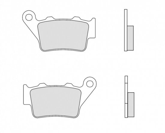 Brzdové destičky BREMBO 07BB02SD