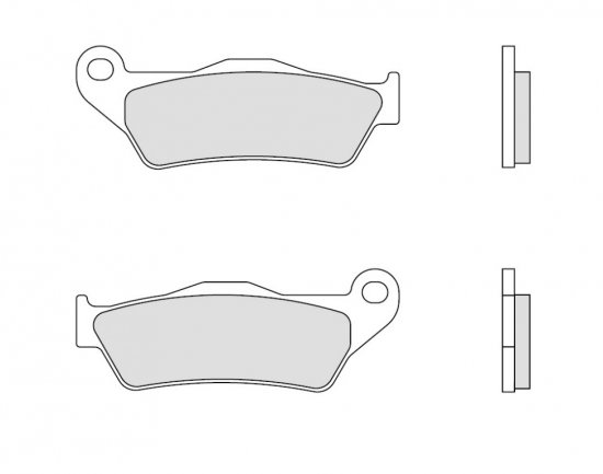 Brzdové destičky BREMBO 07BB04SP