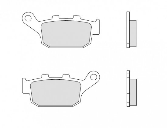 Brzdové destičky BREMBO 07HO27SP