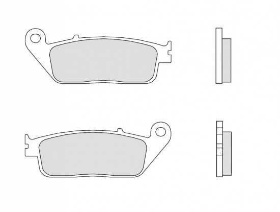 Brzdové destičky BREMBO 07HO34SP