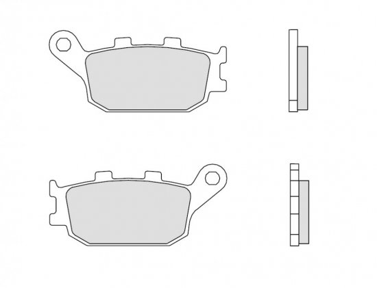 Brzdové destičky BREMBO 07HO36SP