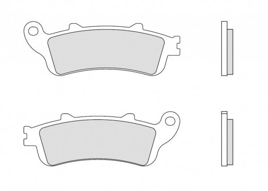 Brzdové destičky BREMBO 07HO43SP