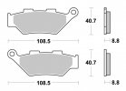 Brzdové destičky BREMBO 07KS07SA