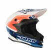Motokrosová helma YOKO SCRAMBLE white / blue / fire L