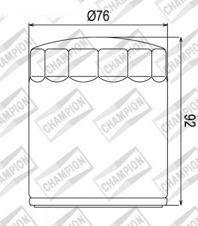 Olejový filtr CHAMPION 100609565 COF071C