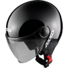 Otevřená helma AXXIS SQUARE solid lesklá černá L