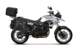 Kompletní sada bočních adventure brašen SHAD TERRA TR40 a  černého hliníkového 55L topcase, včetně m SHAD BMW F 650 GS / F 700 GS/ F 800 GS (2008 - 2018)