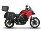 Kompletní sada bočních adventure brašen SHAD TERRA TR40 a  černého hliníkového 55L topcase, včetně m SHAD DUCATI MULTISTRADA 950 / 1200 / 1260