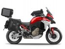 Kompletní sada bočních adventure brašen SHAD TERRA TR40 a  černého hliníkového 55L topcase, včetně m SHAD Ducati Multistrada 1200 V4