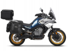 Kompletní sada bočních adventure brašen SHAD TERRA TR40 a  černého hliníkového 55L topcase, včetně m SHAD CF Moto 800MT