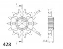 Řetězové kolečko SUPERSPROX CST-409:14 14 zubů, 428