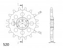 Řetězové kolečko SUPERSPROX CST-507:13 13 zubů, 520