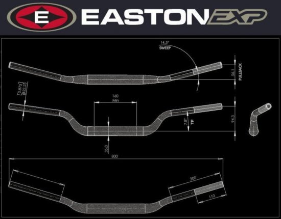 Řídítka EASTON EXP M 94 56 EXP