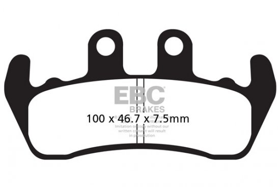 Brzdové destičky EBC FA166