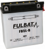 Konvenční motocyklová baterie FULBAT FB5L-B  (YB5L-B) Včetně balení kyseliny