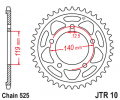 Řetězová rozeta JT JTR 10-42 42 zubů, 525