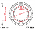 Řetězová rozeta JT JTR 1876-47 47 zubů, 525