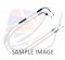 Throttle cables (pair) Venhill featherlight white