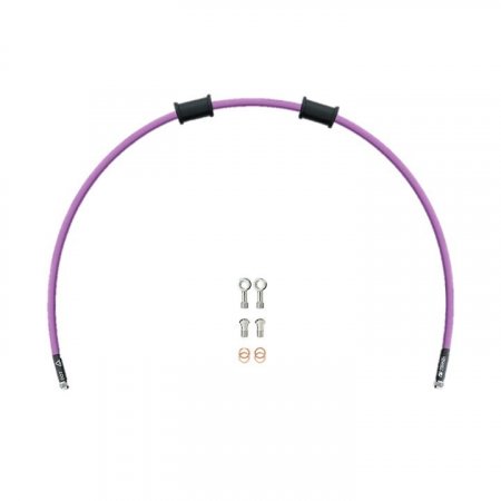 Hadice spojky Venhill KAW-11010C-PU POWERHOSEPLUS (1 hadice v sadě) Purple hoses, chrome fittings