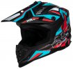 Cross helmet iXS X12045 iXS363 2.0 matná černá-petrolejová-červená 2XL