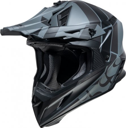 Helmet cover iXS X12807 iXS 189 matně šedo-černá