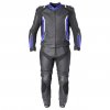 2pcs leather suit GMS ZG70000 GR-1 black-blue-white 48H